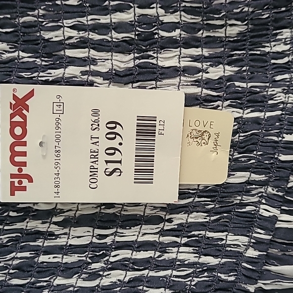 Gray and white sleeveless dress - Picture 4 of 4